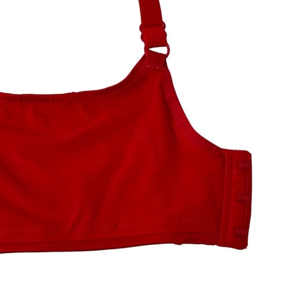 VICTORIA’S SECRET Push-Up bra Plunge Padded Underwire Red Size 36DD/36E - Picture 10 of 11